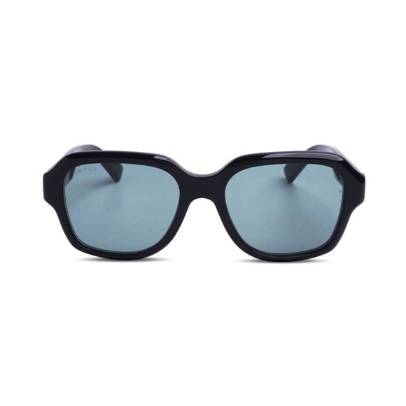 NEW GUCCI BLACK BLUE SUNGLASSES GUCCI MEN EYEWEAR - Picture 3 of 5